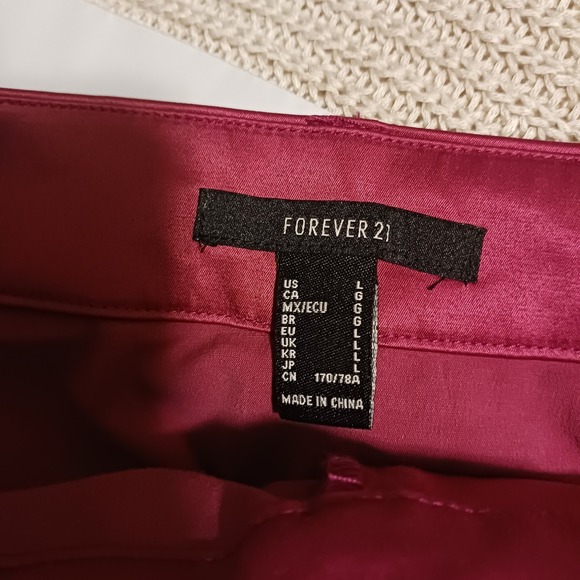 Body Central Embroidered Boho Top M Forever 21 Pink Magenta Satin Mini Skirt L - Picture 11 of 11